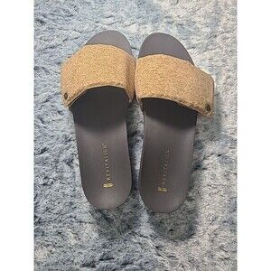 Women's Revitalign Orthotic Natural Cork Sandals Sz 11 Shoes Slides RV1017CRK